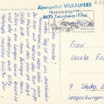 Alpengasthof Vilsalpsee in Tirol glum 1970? E2330