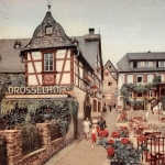 Rüdesheim am Rhein - Drosselgasse und Drosselhof gl1954 163.773