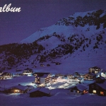 Liechtenstein, Malbun mit Ochsenkopf bei Nacht ngl E2548