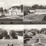 Wiek (Rügen) Kinderkurheim "Frohe Zukunft" Mehrbildkarte ngl E2555