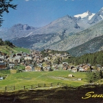 Saas-Fee gegen Fletschhorn und Laquinhorn gl1968 E2862