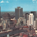 Canada Montréal P.Q. Downtown Business District Seen From The South ngl 164.196