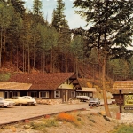 Canada Rock Creek B.C. Edelweiss Inn Motel on S. Trans Canada Hwy gl1975 164.199