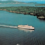 Canada Victoria B.C. Ferry cruising coastal waters gl1965 164.207