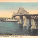 Canada Montréal P.Q. Jacques Cartier Bridge or Harbour Bridge gl1950 164.211
