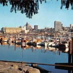 Canada Vancouver Harbour and Pleasure Boats View taken form Stanley Park gl1967 164.217