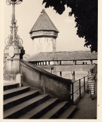 Luzern, Teilansicht mit Kapell-Turm ngl E3615