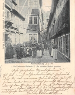 Alt-Hamburg Hof Johannes Bollwerk 5 "De scheebe Stebel" genannt gl1903 165.662