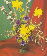 Ostern-Wünsche mit Osterglocken-Strauß gl1984? E3925