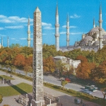 Istanbul, Hippodrom und Blaue Moschee gl1988 E4003