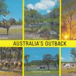 AUS Australia' Outback, Mehrbildkarte gl1986 E4060