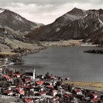 Schliersee mit Jägerkamp und Brecherspitze gl1964 166.189