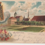 Altötting - Gnadenkapelle, Prozession gl1902 228.153