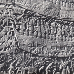 Kambodscha, Angkor Wat, Le Bayon, Le Combat Naval ngl E4903