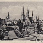 Straßburg, Garnisonskirche und Münster feldpgl1944 E5008
