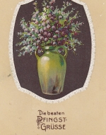 Pfingsten-Wünsche mit Blumenvase ngl E5352