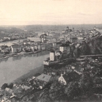 Passau - Zusammenfluss von Inn, Ilz und Donau ngl 167.027