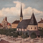 Altötting - Blick vom Kapellplatz auf St. Anna gl1908 167.228