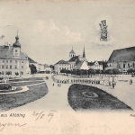 Altötting - Prozession am Kapellplatz, Gnadenbild gl1909 167.260