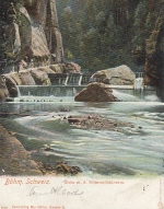 Böhm.Schweiz, Wehr m.d.Edmudsklamm gl1905? E5508