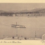Genève, Le Port et le Mont-Blanc ngl E5732