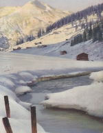 Partie bei Davos im Schnee gl1916? E6016