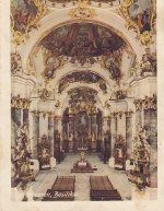 Ottobeuren, Basilika der Benediiktinerabtei. innen ngl E6028