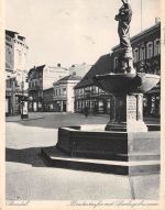 Stendal Breite Straße mit Sperlingsbrunnen gl1930 173.284