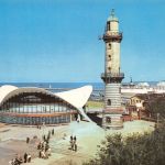 Rostock-Warnemünde Teepott und Leuchtturm gl1969 173.742