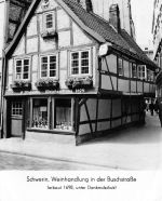 Schwerin Weinhandlung in der Buschstraße gl1973 174.035