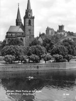 Bingen a.R. mit Basilika und Burg Klopp ngl 174.623