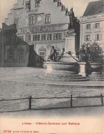 Lindau (Bodensee) Viktoria-Denkmal und Rathaus ngl 174.674