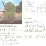 Lüneburg Ganzsache Bund P 134 gl1981 175.084