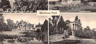 Wörlitzer Park bei Dessau, Mehrbildkarte gl1962 177.159