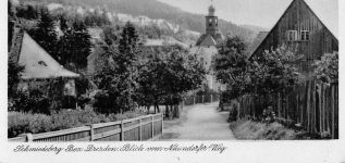 Schmiedeberg Blick vom Naundorfer Weg gl1961 177.293