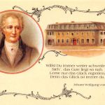 Weimar Goethekopf mit Goethehaus ngl 180.608