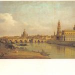 Dresden vom rechten Elbufer Gemälde-AK Canaletto gl1991 180.922
