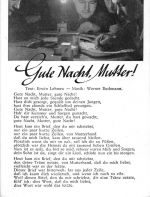 Liedkarte "Gute Nacht Mutter" ngl 181.451