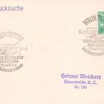 Berlin-Treptow Drucksache mit Sonderstempel gl1961 182.304