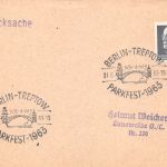 Berlin-Treptow Drucksache mit Sonderstempel gl1963 182.306