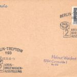 Berlin-Treptow Drucksache mit Sonderstempel gl1966 182.307