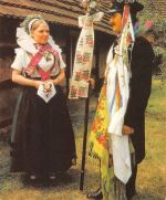 Spreewald Sorbische Brautjungfer und Hochzeitsbitter ngl 182.407