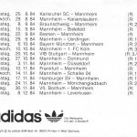 Sport-Fußball Waldhof Mannheim Mannschaftsfoto Saison 84/85 ngl 182.425