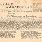 Linz am Rhein Winzerhaus ngl 182.538