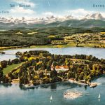 Mainau i.B. Gesamtansicht von oben ngl 182.561