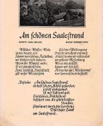 Liedkarte "Am schönen Saalestrand" ngl 182.566