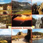Sächsische Schweiz Mehrbildkarte gl1993 182.578