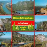 Elbsandsteingebirge Mehrbildkarte gl1997 182.580