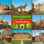 Mecklenburg Sehenswürdigkeiten Mehrbildkarte ngl 182.589
