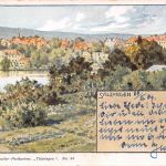 Bad Salzungen Panorama Künstlerkarte sign. gl1904 183.327